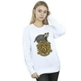 thumbnail image 2 of Harry Potter Womens Hufflepuff Sketch Crest Sweatshirt, 2 of 3