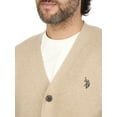 thumbnail image 3 of U.S. Polo Assn Men's Jersey V-Neck Button Cardigan Sweater, 3 of 3