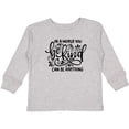 thumbnail image 3 of Inktastic Inspirational Quote In a World You Can be Anything be Kind Boys or Girls Long Sleeve Toddler T-Shirt, 3 of 5