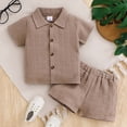 thumbnail image 6 of NOLDARES Toddler Boys Dinosaur Print Short Sleeve T-Shirt Shorts Set Casual Summer 2 Piece Outfit Blazer,12-18 M, 6 of 9