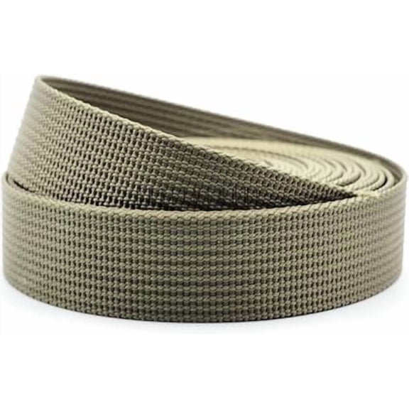 CRAFTME STUDIO Heavy Nylon Webbing Straps for Bags, Sewing & Crafts (1.5 Inch x 50 Yards, Olive Drab)