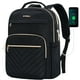 thumbnail image 1 of Mochila para portátil VANKEAN de 17.3 pulgadas, impermeable, puerto USB, negra, 1 of 6