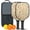 Pioneer Flower Floral-1, variant on Pickleball Paddles Set,Pioneer Flower Floral Print Pattern Fiberglass Surface Pickleball Racket Set with 2 Indoor Outdoor Pickleball Balls and Pickleball Bag,Pickle-ball Equipment