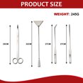 thumbnail image 5 of Versatile Aquarium Maintenance Solution, Stainless Steel Tools & Horticulture Kit, Surgical Polished For Fish Tank & Aquatic Plants (Comes With Storage Pouch), 5 of 5