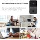 thumbnail image 5 of Wireless Remote Video Doorbell, Smart Video Doorbell Home Intercom Hd Night Vision Wifi Charging, Smart Doorbell, Two-way Talk, App Control, 5 of 5