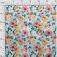 thumbnail image 3 of oneOone Rayon Light Pink Fabric Florals Sewing Material Print Fabric By The Yard 56 Inch Wide-4O, 3 of 4
