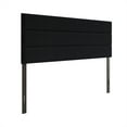thumbnail image 4 of Home Design Corona Full Upholstered Headboard with Foam Padding and Adjustable Base, Black, Easy Assembly, 4 of 4