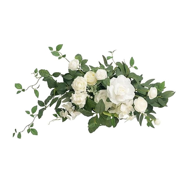 Arco de boda con flores, decoración del hogar, decorativo, versátil, bricolaje, manualidades, adorno para puerta Estilo C