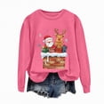 thumbnail image 5 of Towmus Women Christmas Sweatshirts Casual Crewneck Long Sleeve Fall Pullover Tops Xmas Graphic Sweatshit, 5 of 6