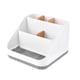 thumbnail image 2 of Caja de almacenamiento de plástico para escritorio con separadores para la organización de cosméticos en oficinas y baños, 2 of 7