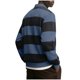 thumbnail image 3 of Ceisia Men's Contrast Wide-Stripe Polo Shirt | Stretchy Relaxed Long-Sleeve Casual Top Gift, 3 of 5
