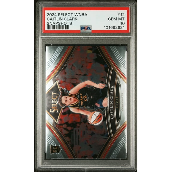 Graded 2024 Panini Select WNBA Caitlin Clark #12 Snapshots Rookie RC Basketball Card PSA 10 Gem Mint