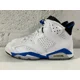 thumbnail image 1 of Ni - ke NEW Ni - ke Air Jordan 6 Retro 2014 Sport Blue White Black 384664-107 Men's Sz 8.5, 1 of 5