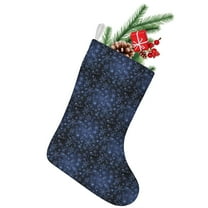 Christmas Stockings,Dark Blue Christmas Snowflake Pattern Stockings Christmas,14.8'' Xmas Stockings,Christmas Party Favors,Christmas Party Decorations,Christmas Stockings Personalized