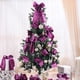 thumbnail image 3 of Cinta decorativa MAYREEL, 10 yardas, terciopelo morado, alambrada, 10 cm, 3 of 6