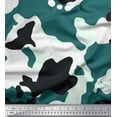 thumbnail image 1 of Soimoi Poly Georgette Fabric Two Tone With White Camouflage Print Fabric by Yard 52 Inch Wide, 1 of 3