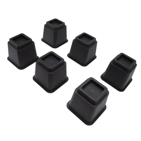Chair Riser,6pcs Bed Risers 5in Furniture Risers Bed Raisers Blocks Smart Functionality