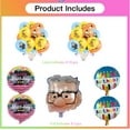 thumbnail image 4 of Up Balloons Birthday Party Supplies Decor Fans Set Decorations Kit, 4 of 6