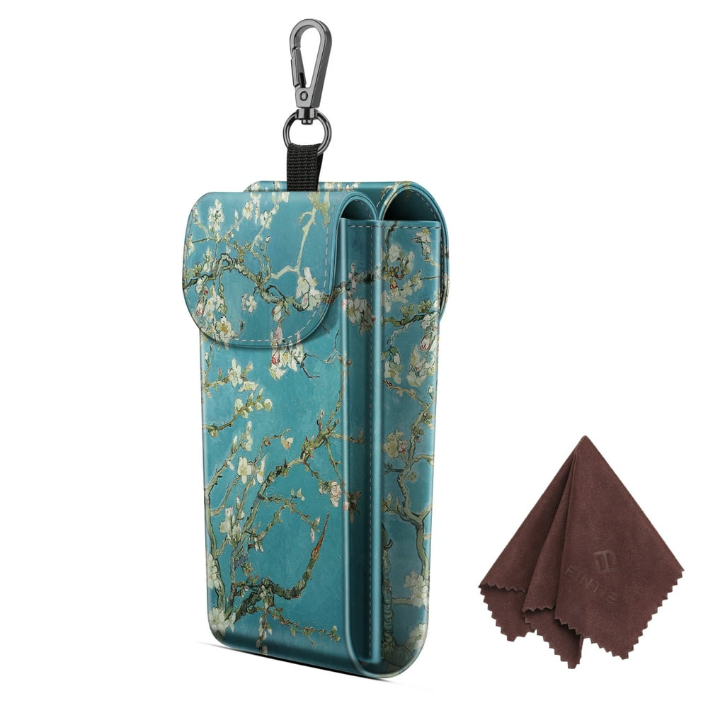 Double Eyeglasses Case, Fintie PU Leather Portable Sunglasses Pouch