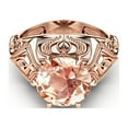 thumbnail image 2 of Vintage Victorian Morganite Rose Gold Engagement Ring, 2 of 4