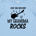 thumbnail image 4 of Inktastic For the Record My Grandma Rocks Boys or Girls Baby T-Shirt, 4 of 5