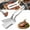 1pc1, variant on Stainless Steel Grill Clamp, 10 Inch Double-Sided Anti-Scald Extended Handle Multifunctional Slotted Food Flip Shovel Clip for Flipping Steak, Fish, Bread, Pizza & BBQ Cooking
