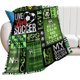 thumbnail image 3 of LHSHID American Football Plush Fleece Bed Blanket Lightweight Comfy Reversible Flannel Blanket Ultra Soft Warm Blanket Throw American Football Lover Gift 60x80in, 3 of 6