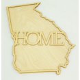 thumbnail image 1 of 1 Pc, Medium 1/4 Inch Thick Georgia State Cutouts w/"Home" Great For Quick & Easy Project Making, 1 of 3