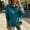 *Green, variant on ClodeEU Women's Collared Button Down Long Sleeve Shirt,Casual Office Blouse Dark Gray,Women's Plus L