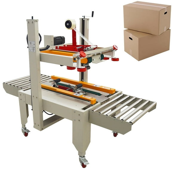 Auto Tape Sealing Packing Machine Case Carton Tape Sealer Box Carton Sealer for Width 7"-19.7"