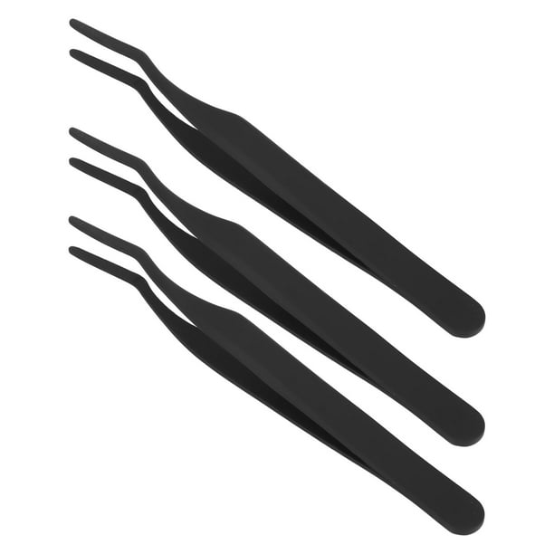 Aplicador de extensión de pestañas, 3 piezas Aplicadores de pestañas curvos Aplicador de pestañas curvo Pinzas para pestañas Diseño de última generación