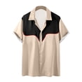 thumbnail image 2 of Mens Short Sleeve Dress Shirts Blue Mens T-Shirts Graphic Tees Funny Summer Tops Shirts for Men Graphic Tees Y2k my orders, 2 of 5