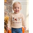 thumbnail image 6 of RUINIXCW Toddler Baby Girl Boy Thanksgiving Sweater Outfit Infant Boy Girl Fall Winter Clothes Kids Turcky Goose Knit Sweater Jumper Pullover Tops, 6 of 10