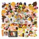 thumbnail image 1 of Juego de juguetes de comida rápida Dollhouse Miniature Food Pretend, 200 piezas, 1 of 6