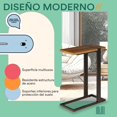 thumbnail image 3 of MUBSON Mesa Auxiliar Minimalista para Sofa o Sillon de Madera. Mesa Lateral Boreal para Café, Control de TV, etc. Mesa de Centro para Sala con Altura de 63 cm. Desayunador. Coffee Table, 3 of 7