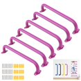 thumbnail image 1 of Asas de Metal BiJun para Pasamanos de Parque Infantil, 43 cm, Rosa, Juego de 6, 1 of 5