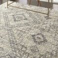 thumbnail image 6 of Nourison Scandinavian Shag 6"7" x 9"6" Ivory/Grey Indoor Rug, 6 of 9