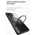 thumbnail image 5 of Allytechgroup Magnetic Case for Apple Samsung Galaxy S25, Build-in Rotating Kickstand Bumper Shockproof Hybrid TPU PC Rugged Drop Protection Phone Cover for Samsung Galaxy S25, Black, 5 of 13