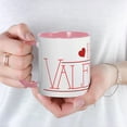 thumbnail image 5 of CafePress - Be My Valentine Mug - 11 oz Ceramic Mug - Novelty Coffee Tea Cup, 5 of 6