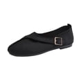 thumbnail image 3 of IEMIEMIEM Women's Mary Jane Flats Comfortable Dressy Ballet Flats Casual Round Toe Slip On Non Slip Office Work Woman Walking Shoes 8.5 Wide Black, 3 of 8