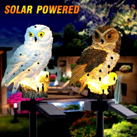 Owl Solar Garden Lights Outdoor Lawn Lamp Light Stake Lights
