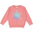 thumbnail image 2 of Inktastic Christmas Blue Ice Snowflake Toddler Sweatshirt, 2 of 4