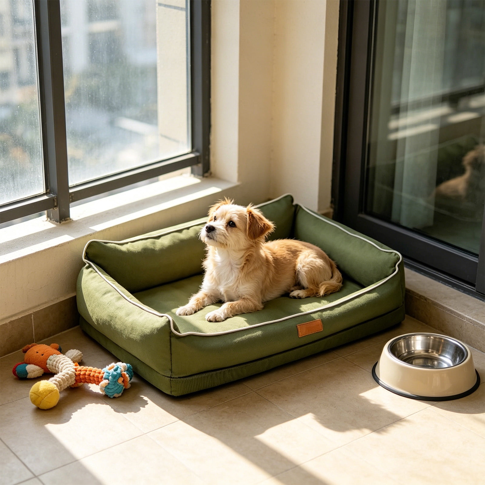 AuroraX Dog Bed Pet Mat Non-Slip Washable Cooling Indoor Outdoor Pet Supplies
