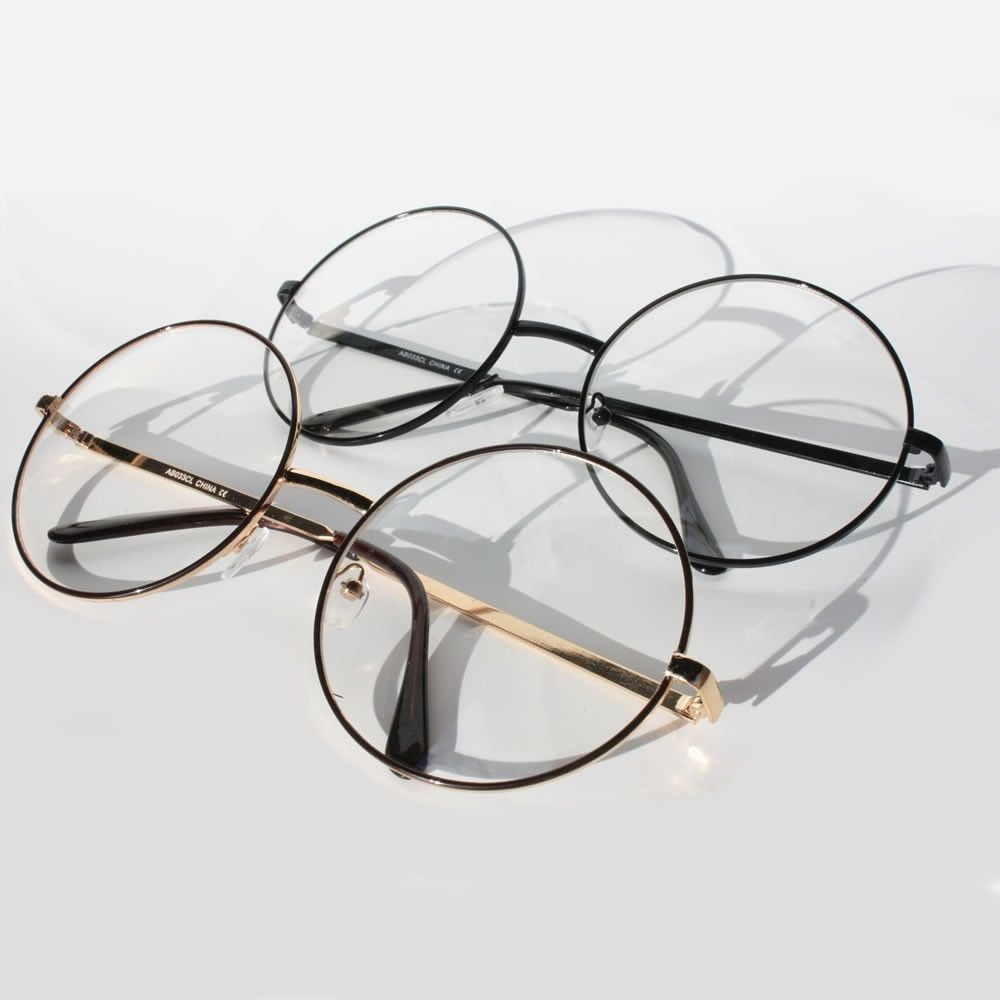 oversized circle glasses