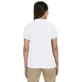 thumbnail image 3 of M280W Harriton Ladies 5 oz. Blend-Tek Polo White 3XL, 3 of 3