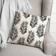 thumbnail image 3 of Creative Products Black Fern Pattern 18x18 Indoor / Outdoor Pillow, 3 of 9