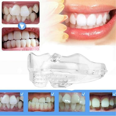 New Teeth Orthodontic Braces Appliance Dental Braces Silicone Alignment Trainer Teeth Retainer Bruxism Mouth Guard Braces(Moderate Hard D2)