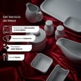 thumbnail image 2 of Servicio De Mesa Vajilla Moderna Premium Porcelana Chefmaker 9 Piezas  Color Blanco, 2 of 5