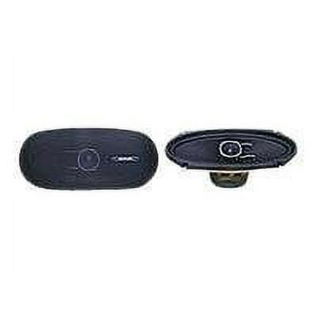 Pioneer A-Series 4-in. x 10-In. 120-Watt 2-Way Full-Range Coaxial Speakers, Black, 2 Pack, TS-A4103