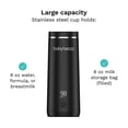thumbnail image 5 of Baby Brezza Portable Warmer – 3X Faster Baby Bottle Warming - Travel Breastmilk and Formula Warmer - Safe, Even Heating - Up to 9oz - No Adapters, Black, 5 of 13